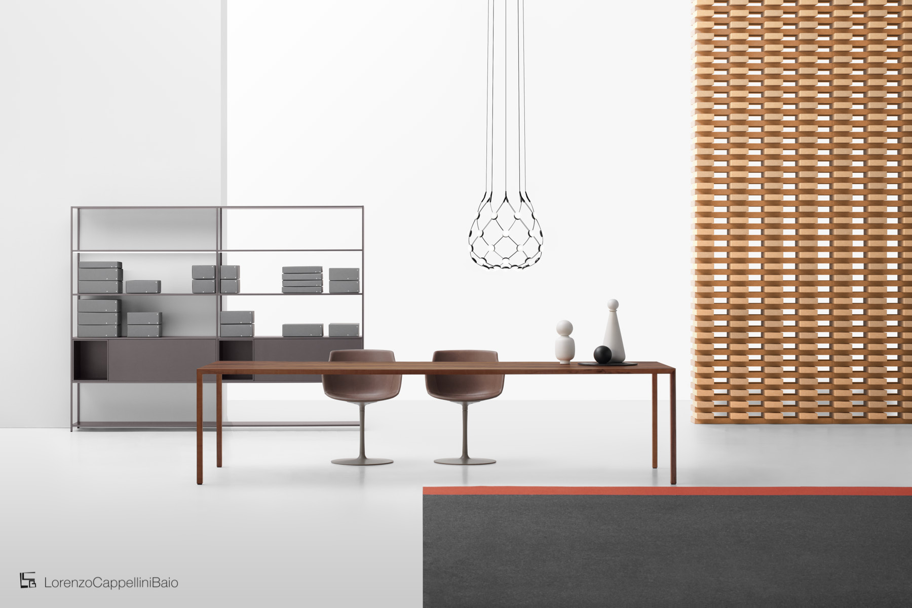 Set con i nuovi prodotti di MDFitalia per il catalogo New Books 2019 | LCBstudio