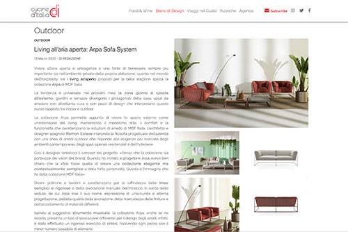 MDFitalia-outdoor-su-cucine-di-italia Pubblicazione online delle foto dei nuovi prodotti outdoor di MDFitalia | LCBstudio